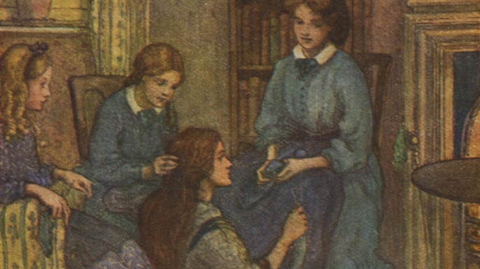 Little Women by Louisa M Alcott, illustrations by M V Wheelhouse. (Credit: Culture Club/Getty Images)