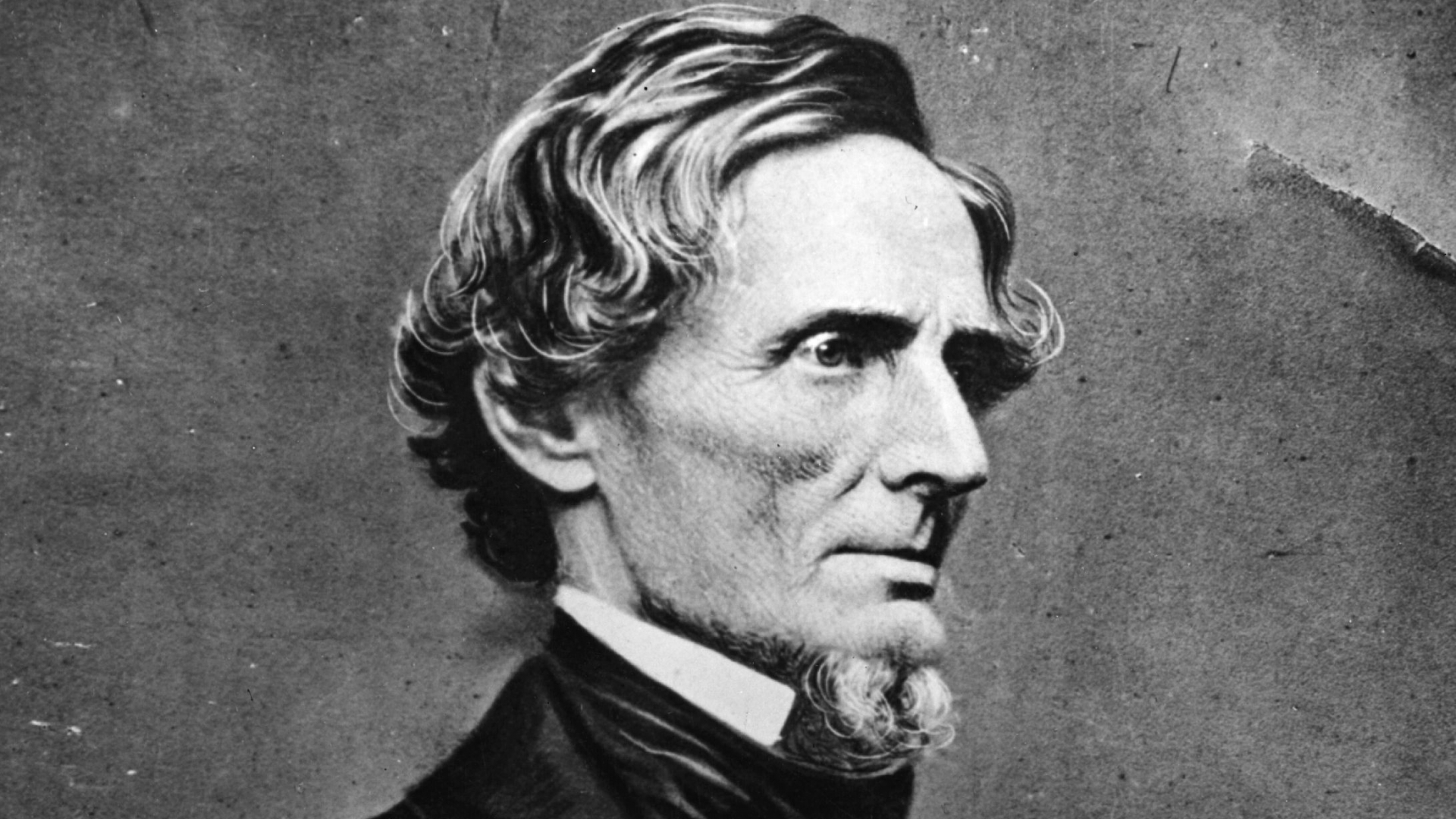 Jefferson Davis , the first and only President of the Confederate States of America, circa 1865. (Credit: Hulton Archive/Getty Images)