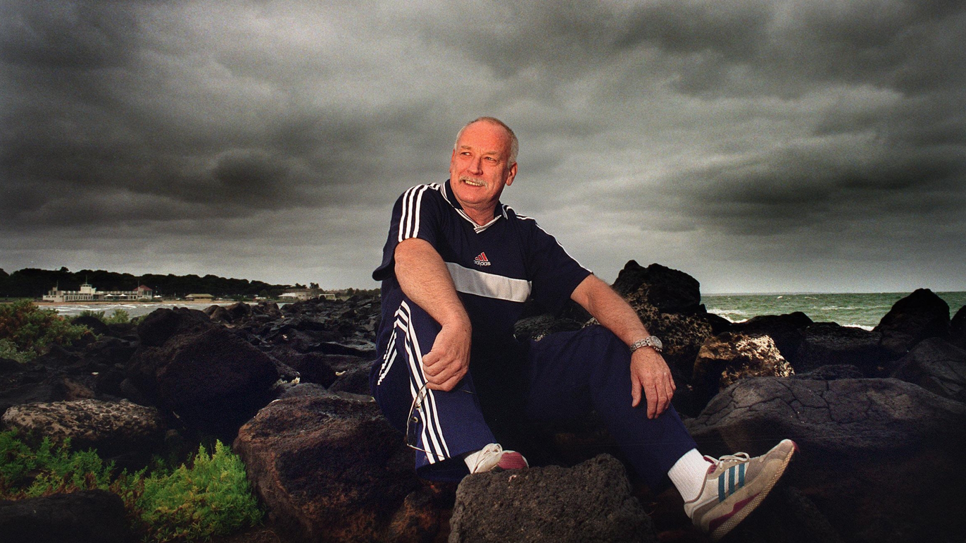Peter Norman at Williamstown Beach, Australia, 2000. (Credit: Fairfax Media/Fairfax Media/Getty Images)