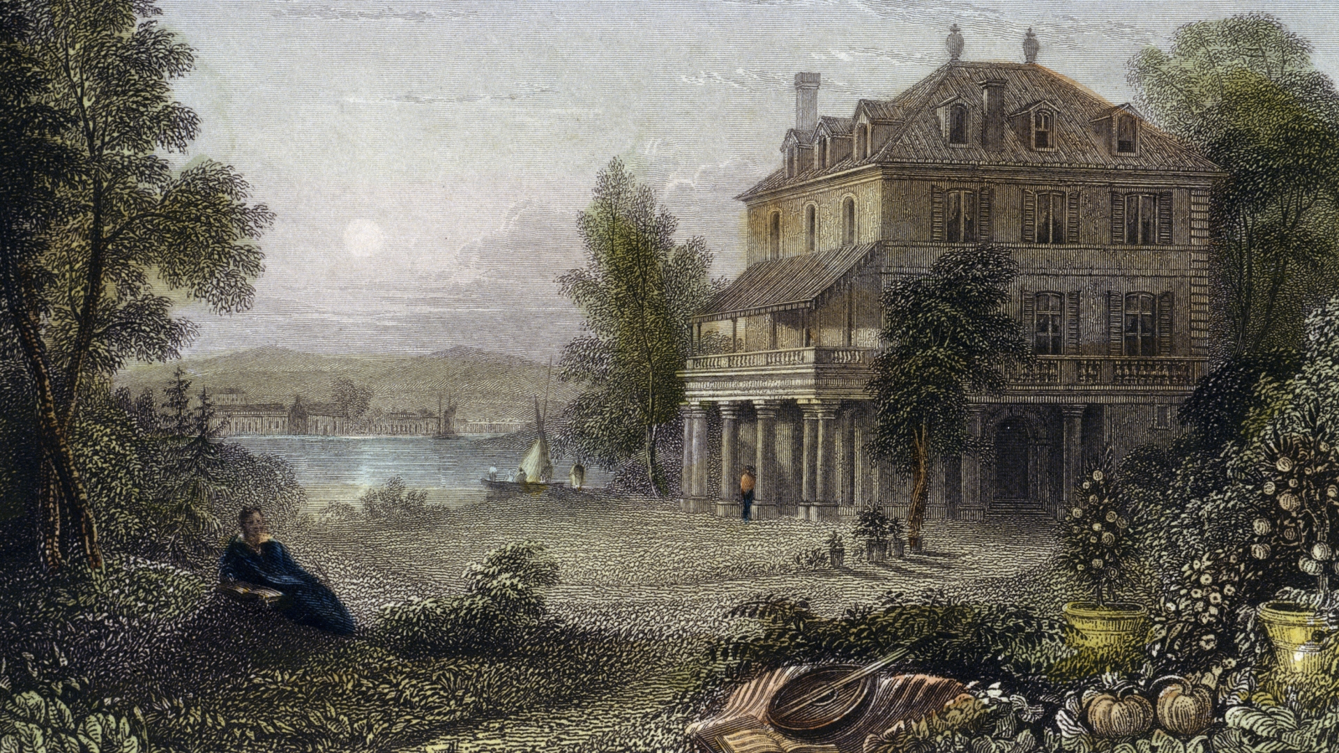 Villa Diodati, near Geneva, where literary character Frankenstein was created in 1816. (Credit: DeAgostini/Getty Images)