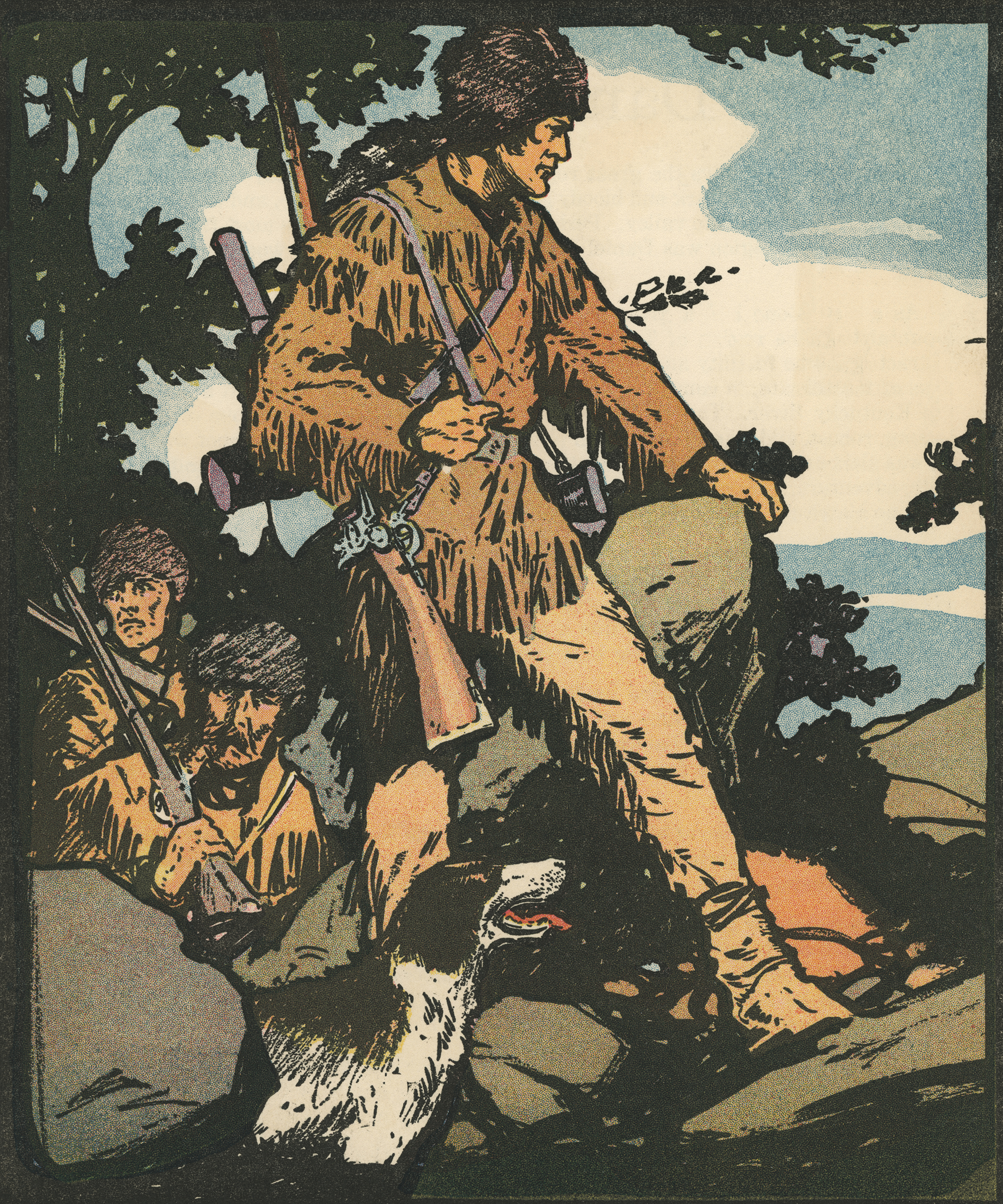 American explorer and frontiersman Daniel Boone. (Credit: GraphicaArtis/Getty Images)
