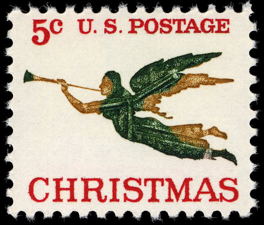 1965 Christmas stamp. (Credit:Public Domain)