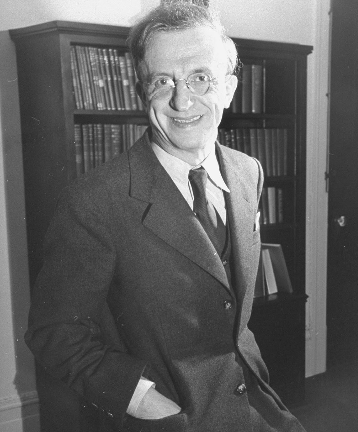 Yugoslavan Ambassador Sava N. Kosanovic in his study. (Credit: George Skadding/The LIFE Picture Collection/Getty Images)
